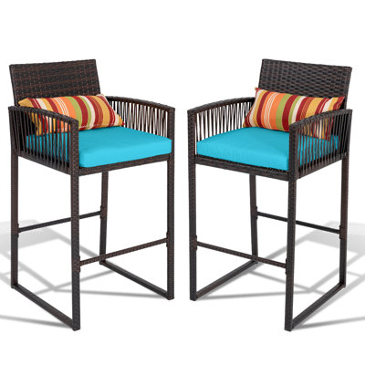 Patio Bar Stools by Lark Manor
