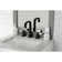Kingston Brass Concord Two-Handle 3-Hole Deck Mount Widespread Bathroom Faucet with Retail Pop-Up Drain