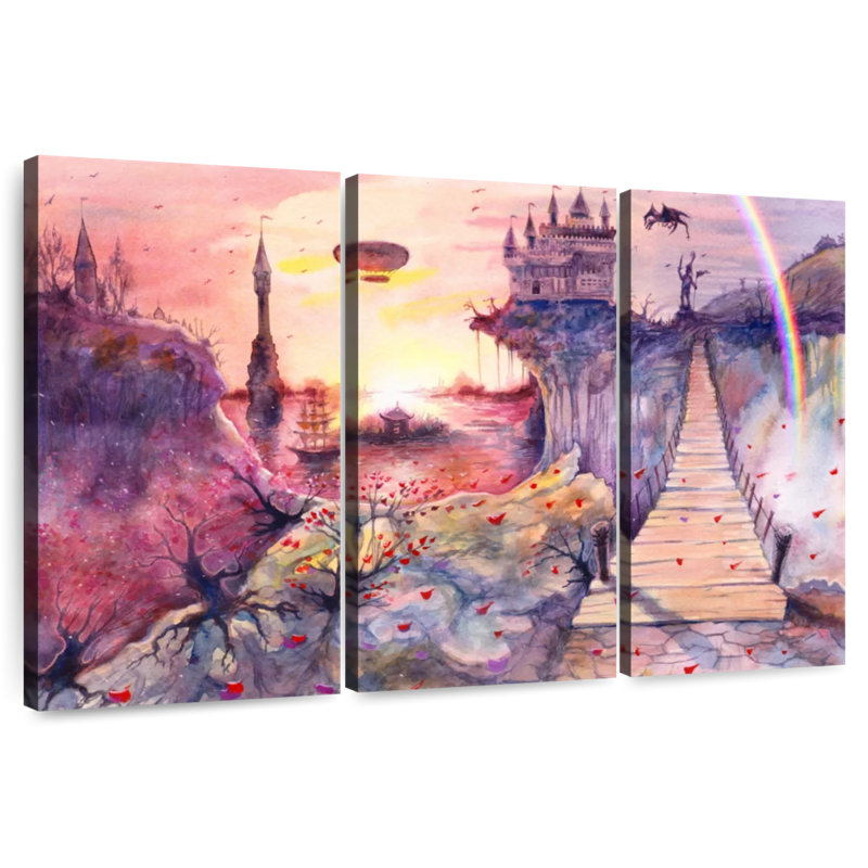 Kingdom Fantasy, 20" H x 33" W