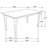 Henin Cappuccino Rectangle Dining Table