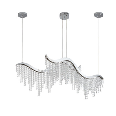 Wave Crystal Chandeliers