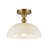 Paisley Glass Semi Flush Mount-1988498541