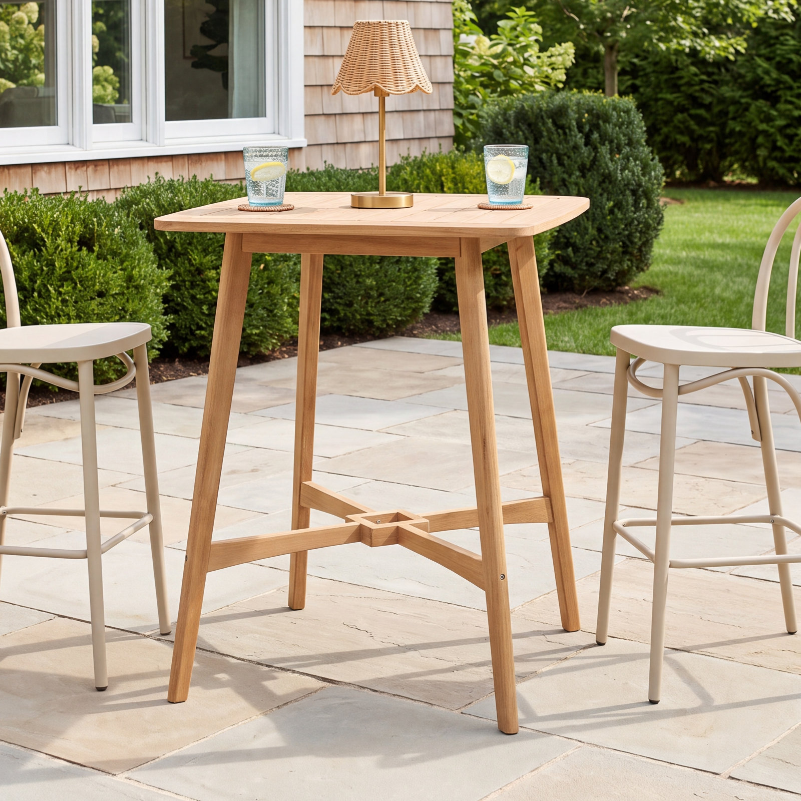 Fowlkes 36'' Outdoor Bar Table