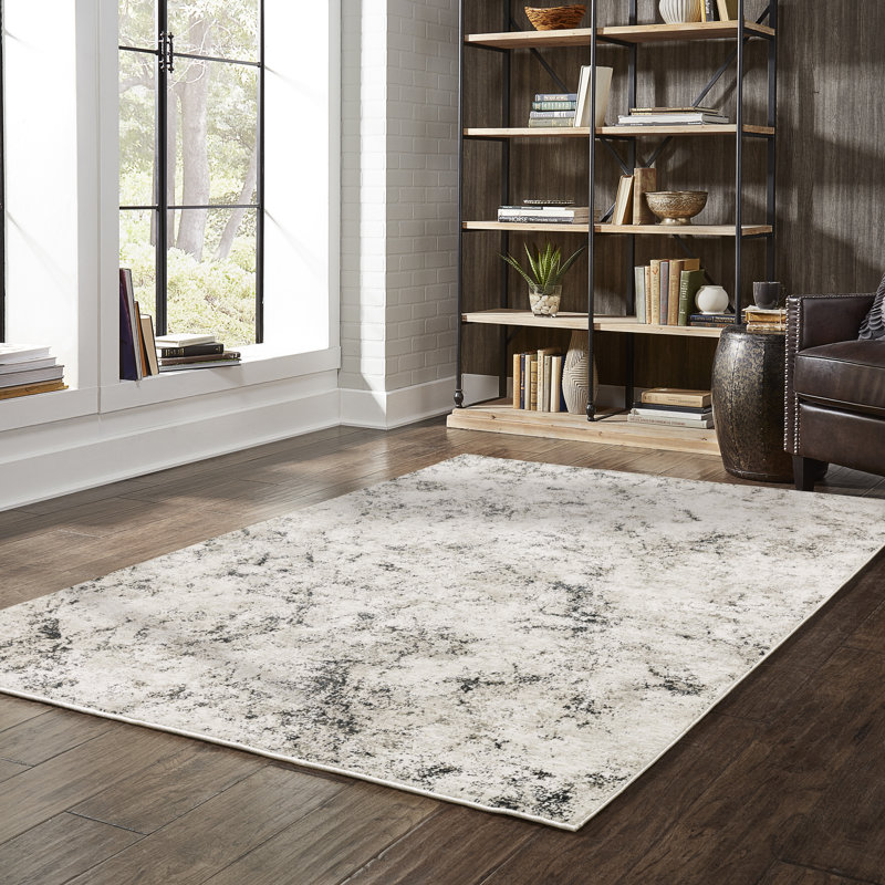 Gwern Abstract Indoor Rug, Rectangle 6'7" x 9'6"