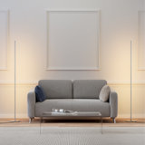 Hedden 58" Dimmable LED Corner Floor Lamp with Remote Control