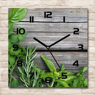 Jocabed Glass Wall Clock