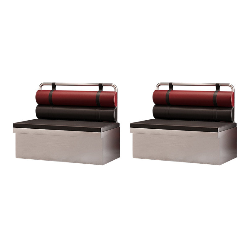 Banc rembourré en similicuir Modern Modern