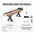9 ft Shuffleboard Table 2 in 1 Shuffleboard and Bowling Combo Game Set