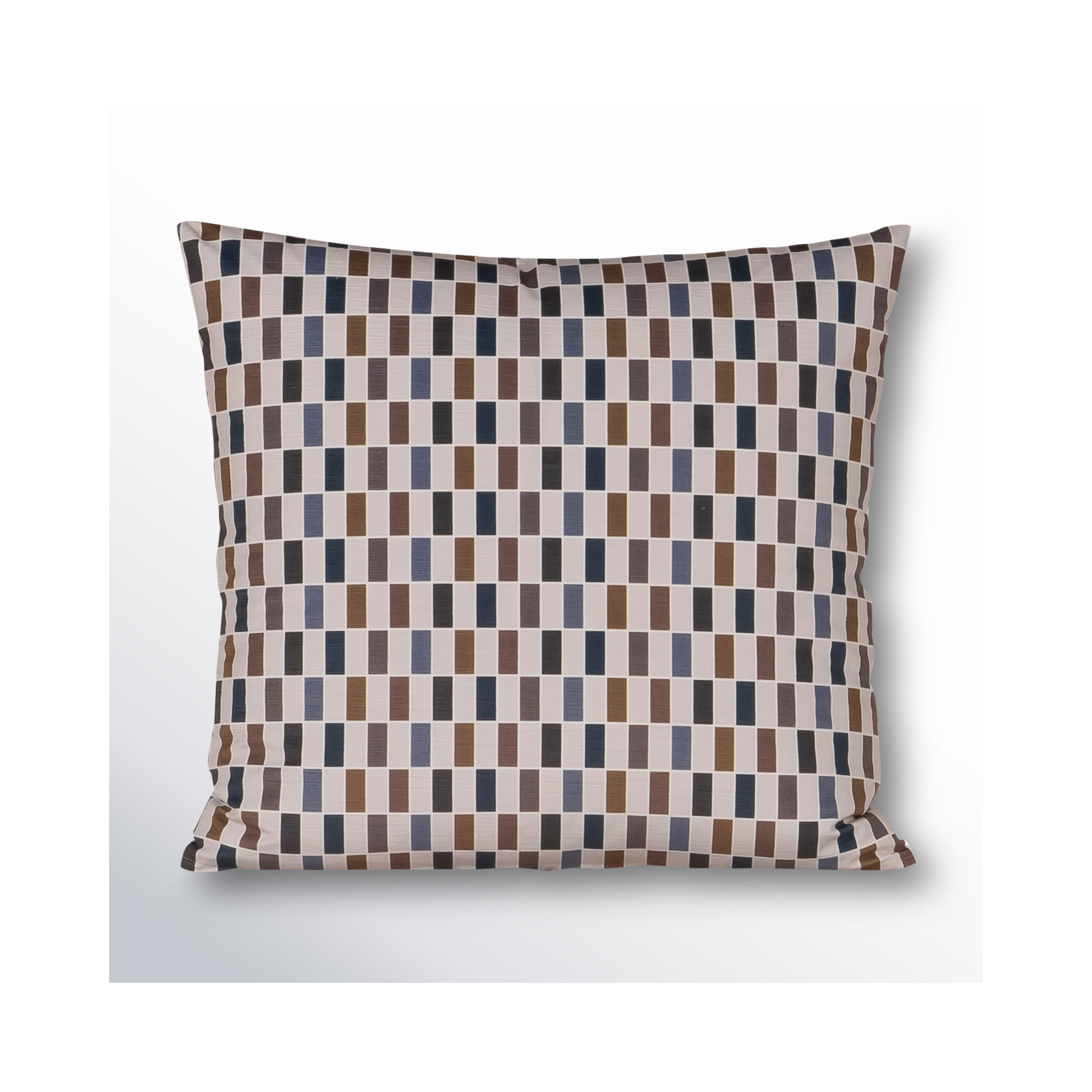 Mattia Geometric Throw Pillow, Square 22", Polyester