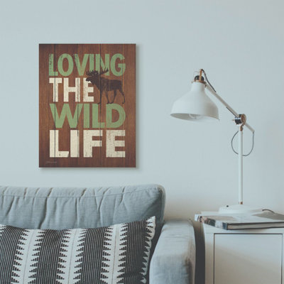 « wild life country home home », reproduction d’art sur toile