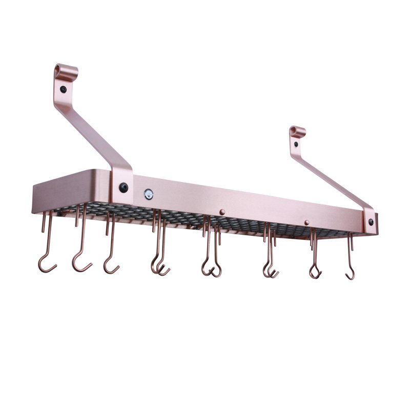 Handcrafted Gourmet Wall Mounted Pot Rack