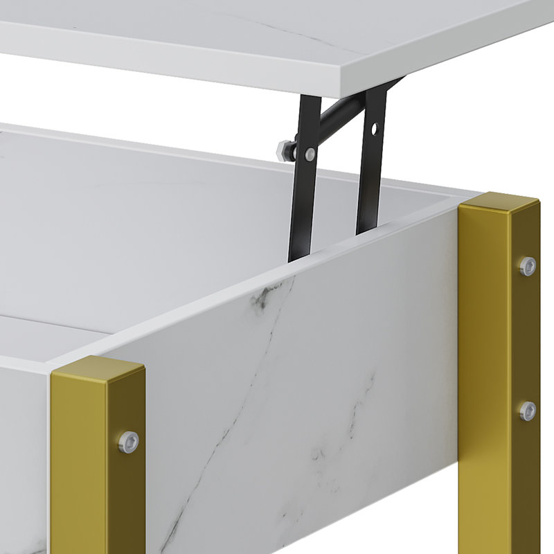 Balconera Lift-Top Coffee Table With Hidden Storage