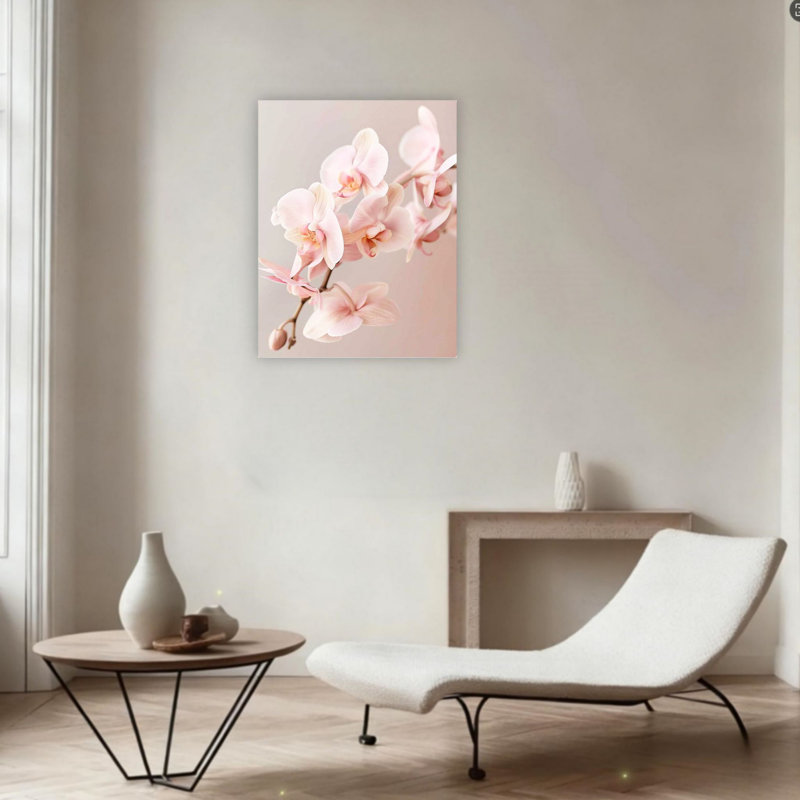 Art mural 24 "x 36", orchidée rose