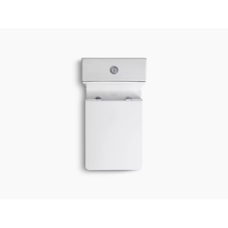 Reve Dual-Flush Elongated One-Piece Toilet (Seat Included), White