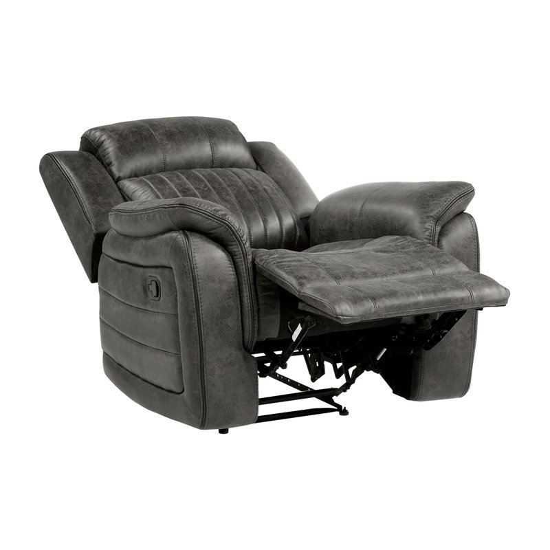 Fauteuil inclinable classique brun-gris classique 1pc