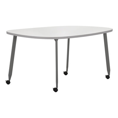 Table mobile mobile à losanges arrondis - flexible pour la collaboration en groupe