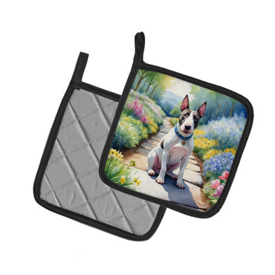 Caroline's Treasures Floral Polyester Potholder Set