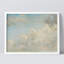«Blue and White Cloud Sky Landscape» sur papier-98298683-98298684