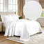 Ensemble de couvre-lit matelassé 100% coton Blue Nile Mills - jacquard Celtic Circle surdimensionné-118928052-118928056