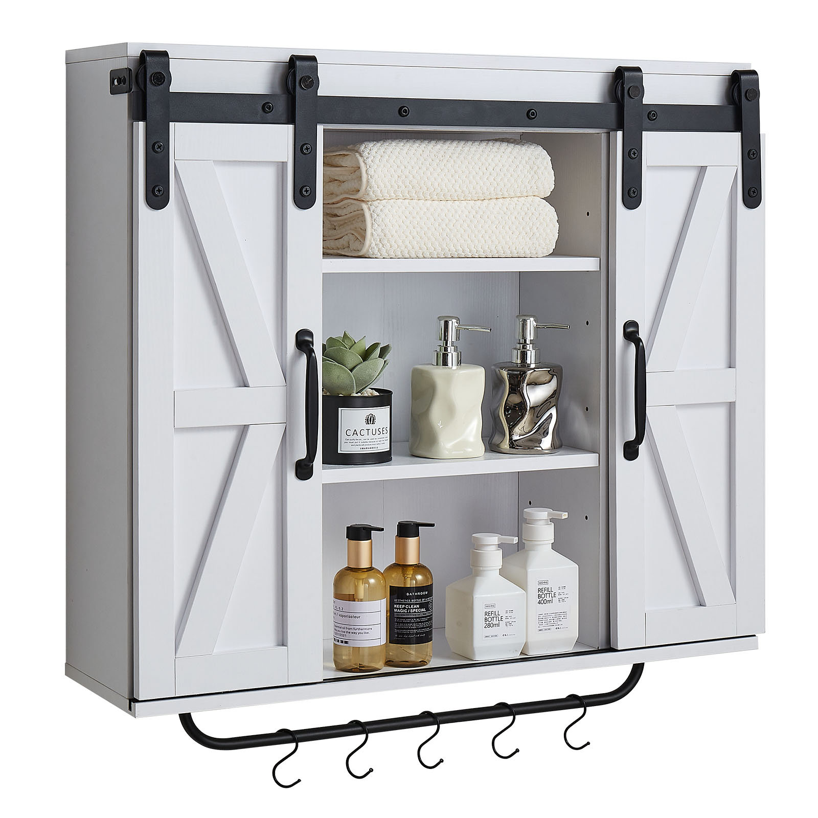 Ophelia & Co. Bathroom Wall Cabinet Medicine Cabinet with Tower Bar and ...