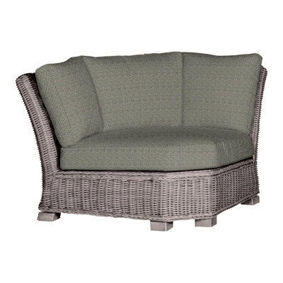 Rustic Woven Sectional Corner