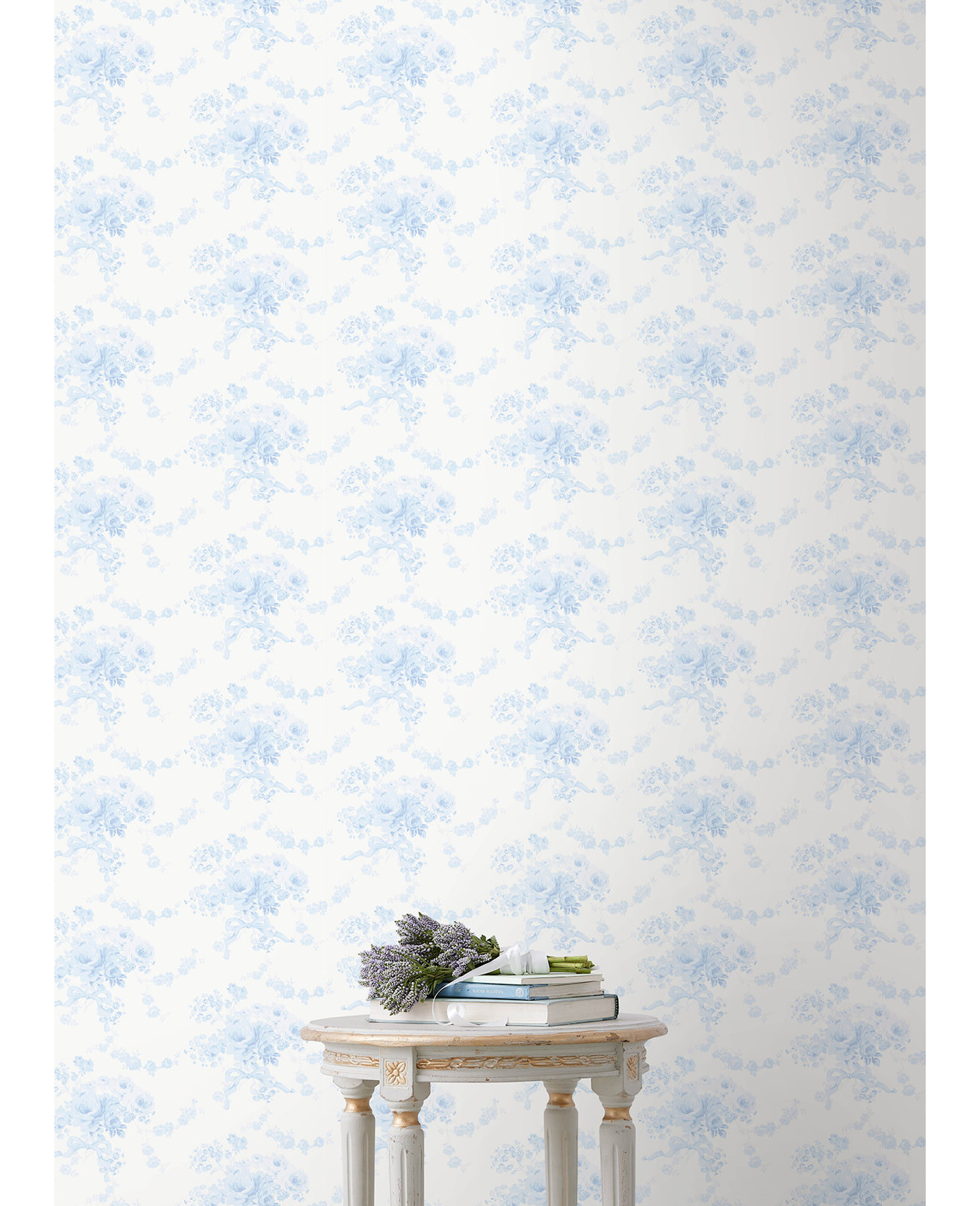 Pasadena Ikat Breezy Pastel Wallpaper, Blue