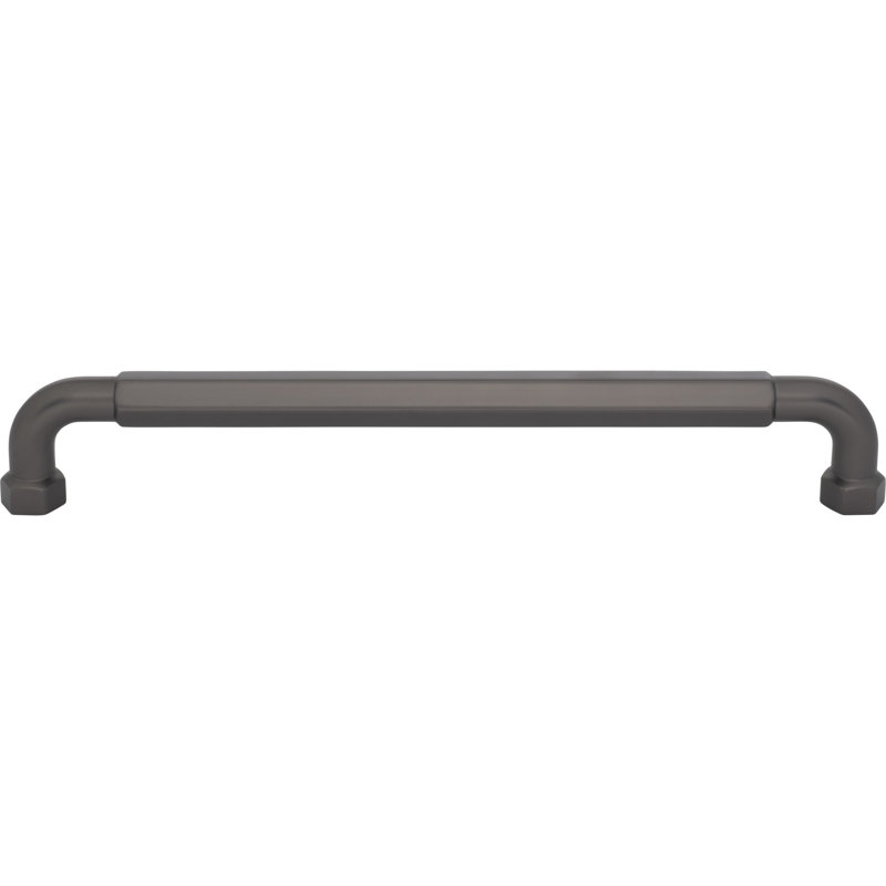Dustin Appliance Pull, Ash Gray, 18" Center To Center