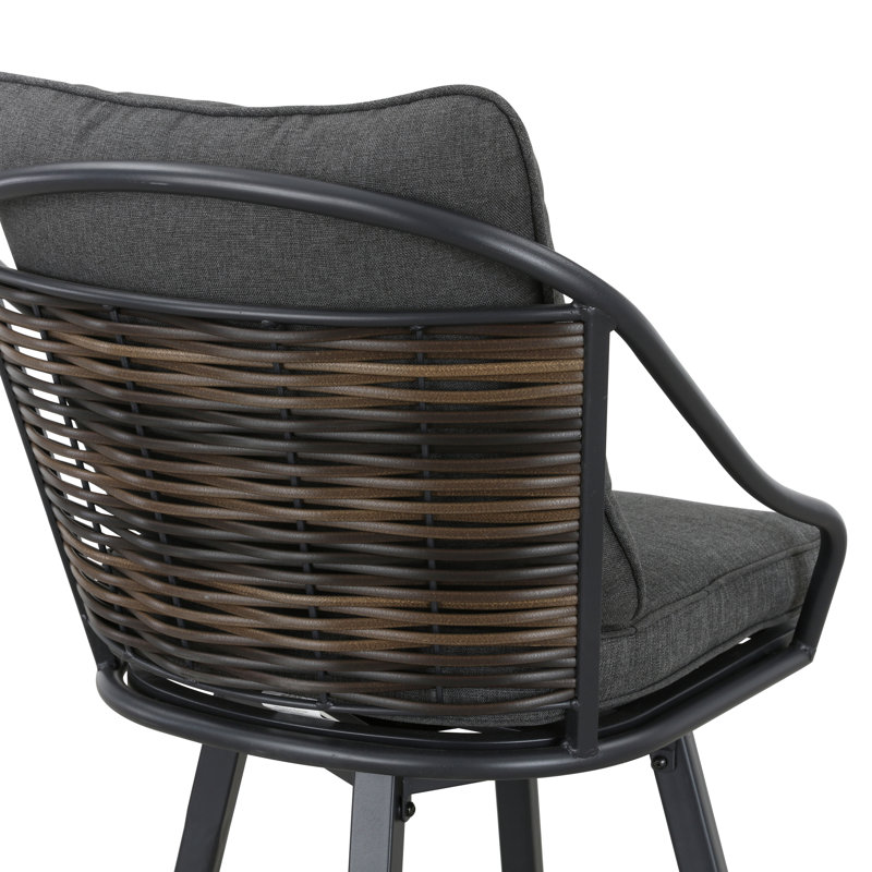 Swinton 6 - Person Wicker Patio Dining Set with Square Table
