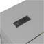 Grand lit escamotable avec grands tiroirs et port USB, gris brossé-168734504