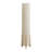Accent Floor Lamp, 50 Inch Cylindrical Tower Fabric Shade, Ivory Linen