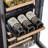 Wine Enthusiast Dual Zone 15'' Built-In 26 Bottle Wine Refrigerator