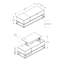 Table basse (table basse incluse seulement)