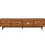 Meuble télé avec panneaux et pieds en bois massif, 78 po pour 75 à 85 téléviseurs, console média pratique, espace de vie devant les téléviseurs jusqu'à un pouce, style contemporain