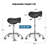 Nahas Adjustable Height Ergonomic Lab Stool Saddle Stool With Wheels, Swivel Adjustable Rolling Stool For Beauty Salon Spa Clinic Home And Office