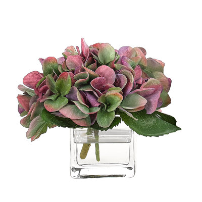 Hydrangea Floral Arrangement in Jar