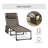 Reclining Chaise Lounge Chair, Portable Sun Lounger, Folding Camping Cot, With Adjustable Backrest And Removable Pillow, For Patio, Garden, Beach,-144357457