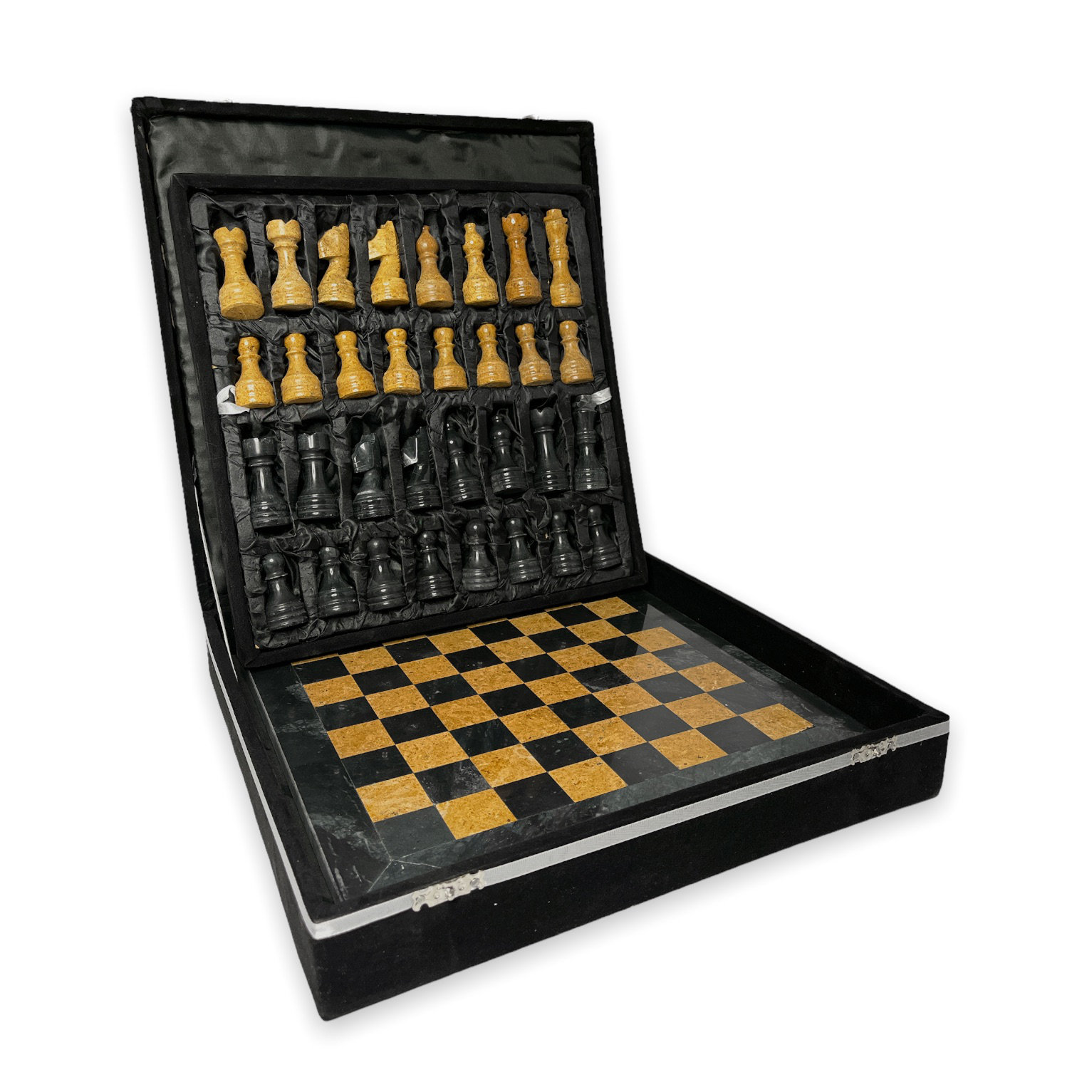  15 Inches Dark and Light Brown Weighted Chess Set - Unique Chess  Set with 32 Chess Pieces - Large Marble Chess Set Ideal for Home Décor -  Best Tournament Chess Set