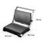 Klarstein 33cm Non Stick Electric Grill with Lid
