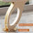 70.87" Beige-white + Gold Curved Sintered Stone + Manufactured Wood + Stainless Steel Desk