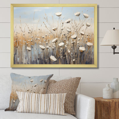 Minimalisme Wildflower Wonderland II sur toile