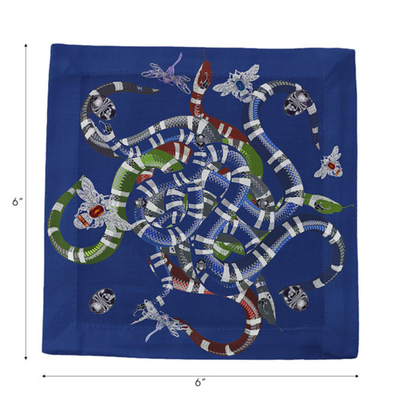Square Napkins, Blue