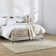 Wool Abstract Area Rug in Ivory