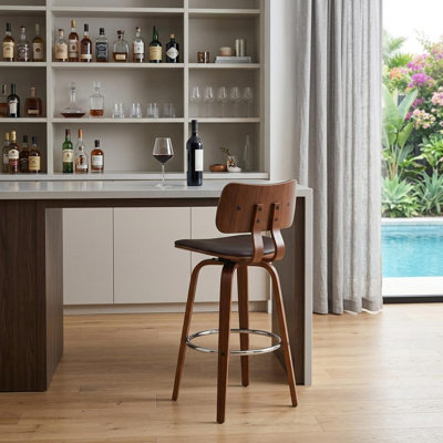 Aylis Swivel Upholstered Counter Stool