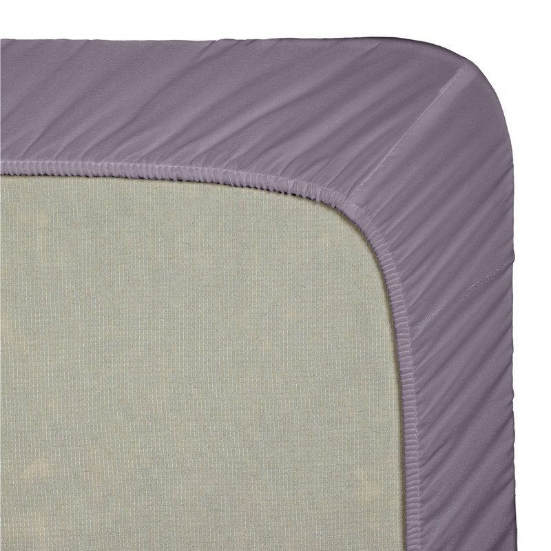  Drap-housse à densité du tissage de 1800 fils, Drap-housse grand, Mauve