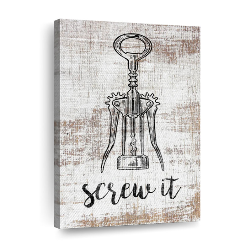 «Turn It Bar» sur toile, H 48 po x l 32 po x P 1,25 po