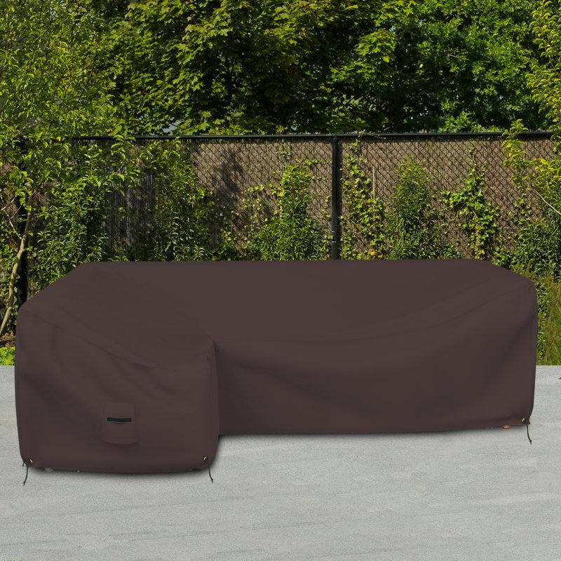 Outdoor Cover, 78.7cm H x 210.8cm W x 81.3cm D, Coffee