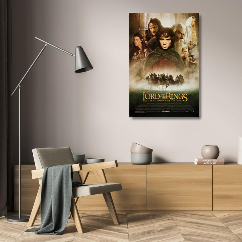 Lord of the Rings Fellowship, H 24 po x l 16 po
