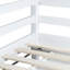 Lit mezzanine simple blanc avec rangement pour tiroir et tablette-1068170408