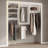 Medium Hanging Closet Unit Closet System-105886685-105886690