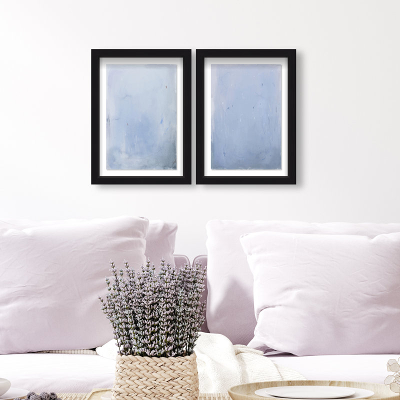 Calm Waters Shadowbox Abstract Print by Oliver Gal, Black Frame, 10 x 15, 11.5"H x 16.5"W, Black Shadowbox